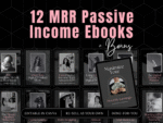 MRR Passive Income eBook Bundle, master resell rights, private label rights, plr ebook