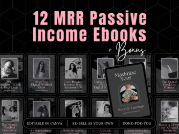 MRR Passive Income eBook Bundle, master resell rights, private label rights, plr ebook