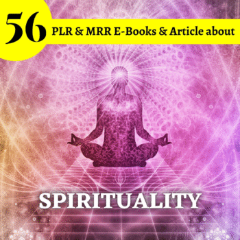 56 Spirituality PLR eBooks and articles | plr bundle resell rights | e book commercial use
